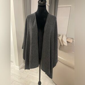MM Lafleur cashmere poncho wrap shawl